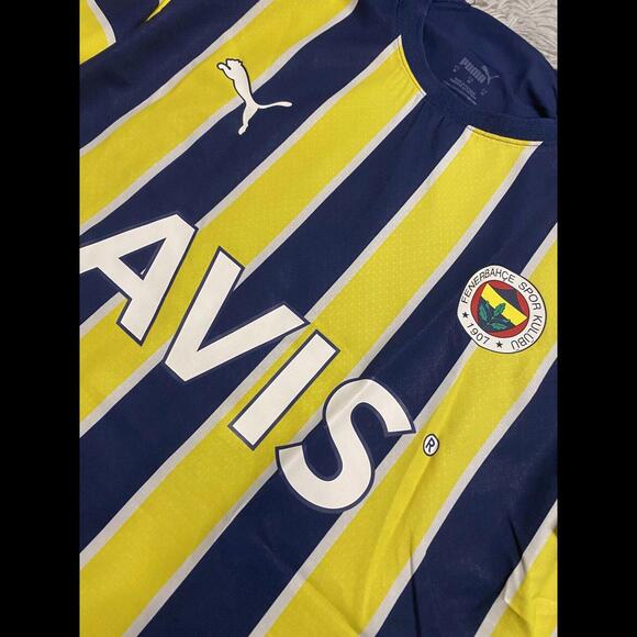 FENERBAHCE 2022/23 PRO VERSION HOME Match Issue Jersey+Shorts Super Lig Turkey - Picture 3 of 9